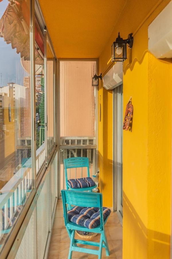 2Br Flat - Aircon - 5 Min Walk To Benidorm Beach 아파트 외부 사진